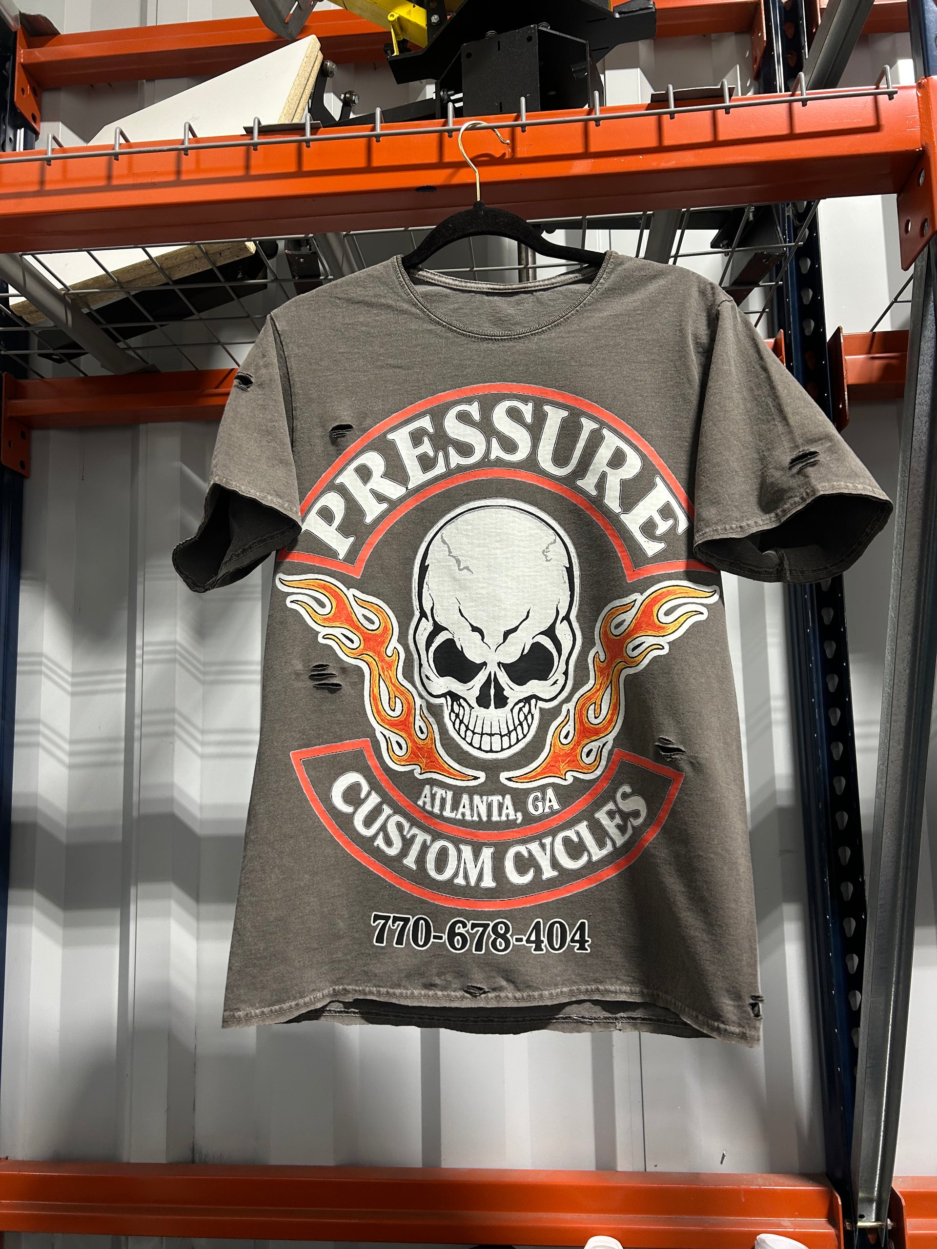 CUSTOM CYCLES TEE CEMENT