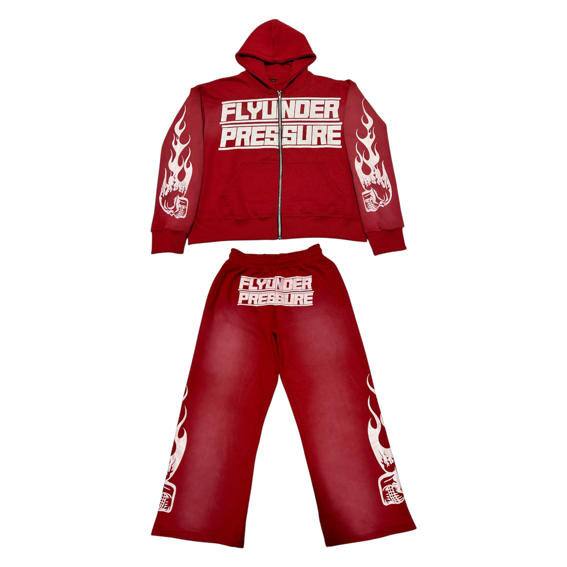 BAGGY SWEATSUIT RED