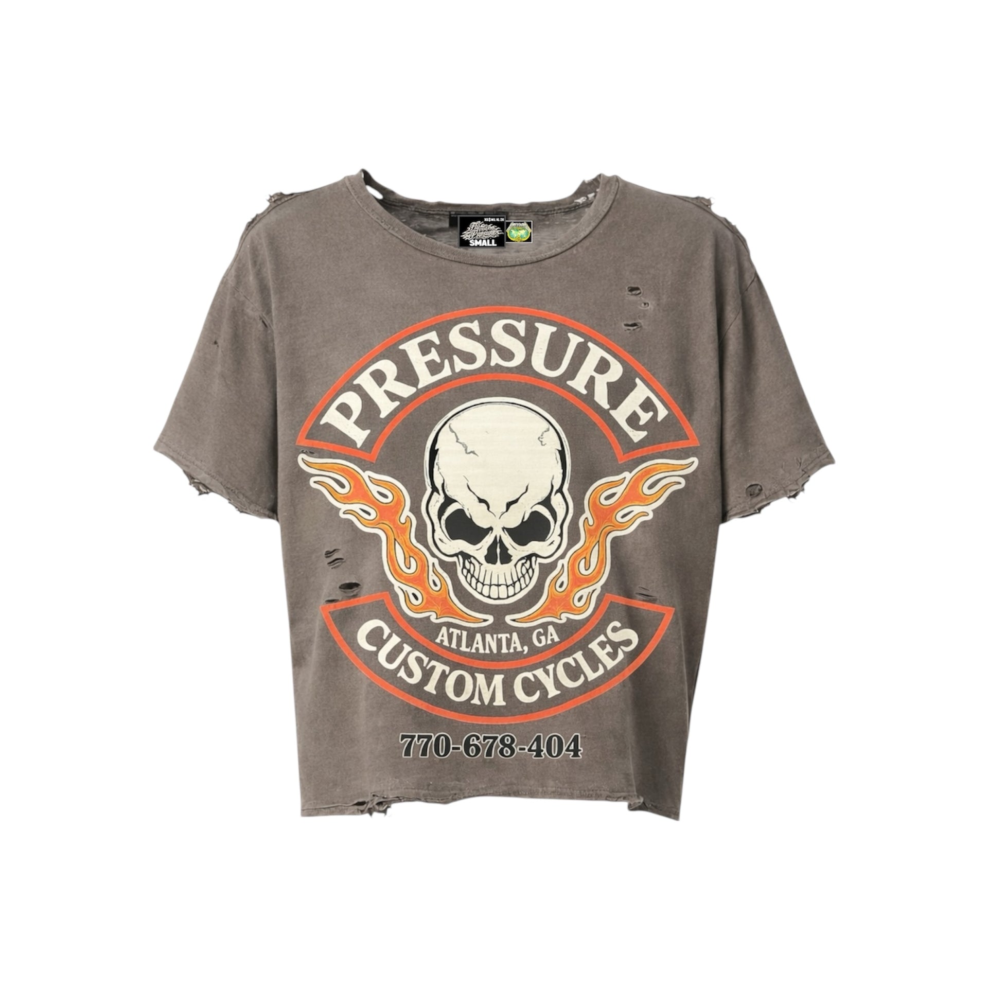 CUSTOM CYCLES TEE CEMENT